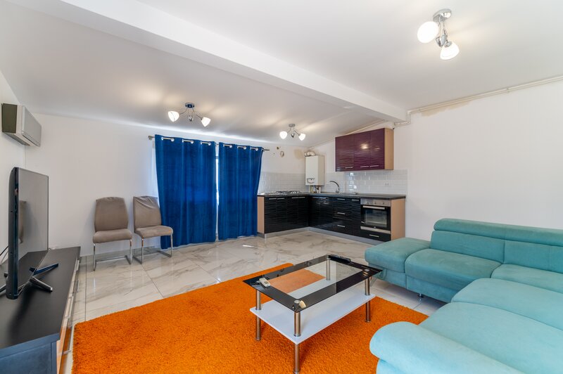 Magurele, Atomistilor, penthouse cu terasa de 75 mp, mobilat nou