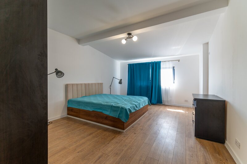 Magurele, Atomistilor, penthouse cu terasa de 75 mp, mobilat nou